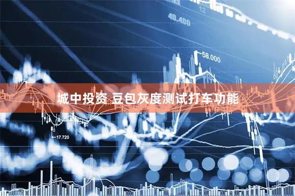 城中投资 豆包灰度测试打车功能